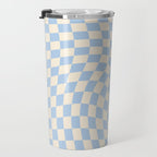 Check - Baby Blue Twist â Checkerboard Print Travel Mug Gallery Image 3