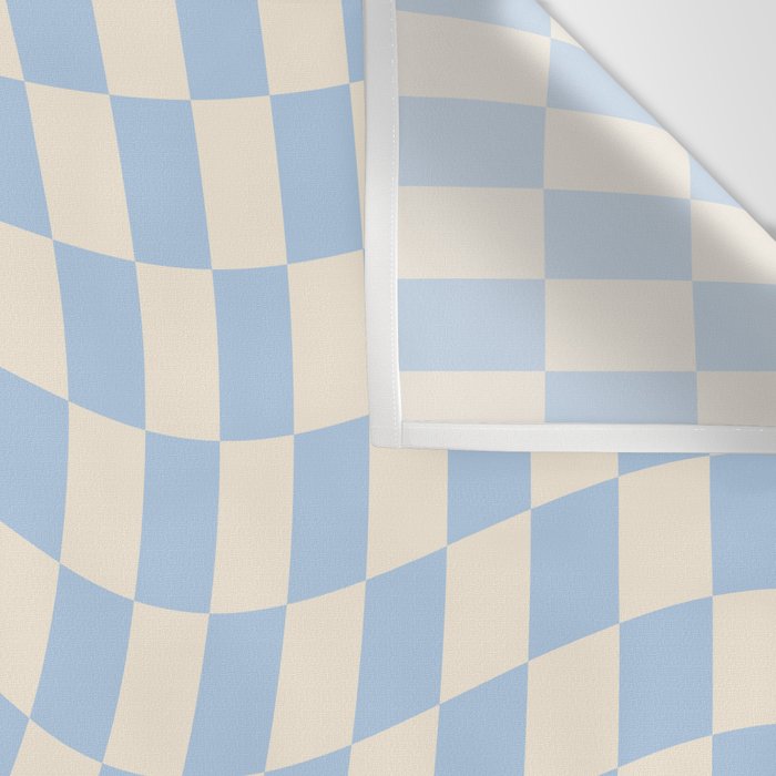 Check - Baby Blue Twist â Checkerboard Print Wall Tapestry Gallery Image 3