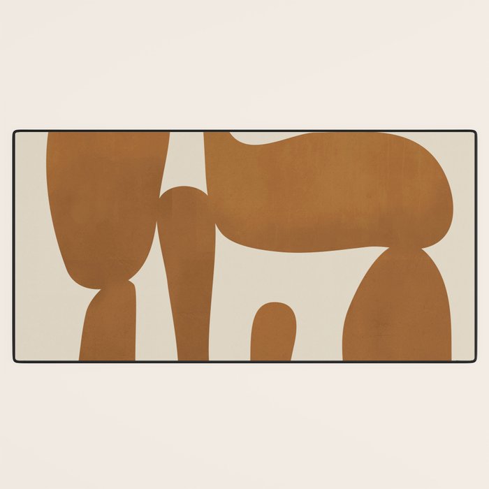 Modern Abstract Minimal Shapes 34 Desk Mat Gallery Image 3