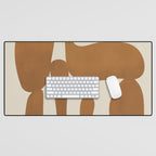 Modern Abstract Minimal Shapes 34 Desk Mat Gallery Image 1