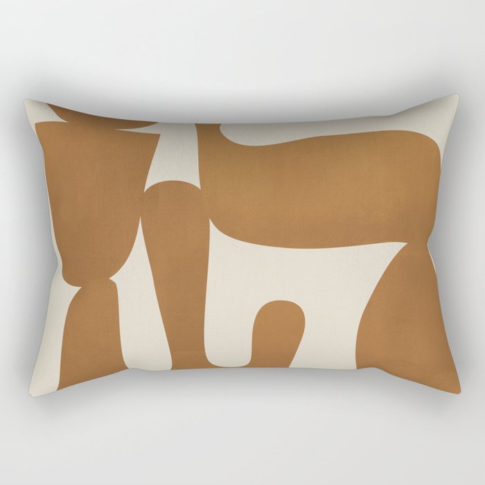 Modern Abstract Minimal Shapes 34 Rectangular Pillow Gallery Image 1