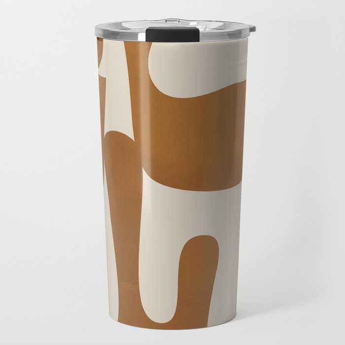 Modern Abstract Minimal Shapes 34 Travel Mug Gallery Image 1