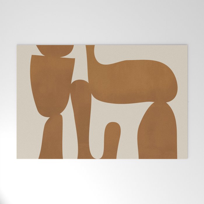Modern Abstract Minimal Shapes 34 Welcome Mat Gallery Image 1