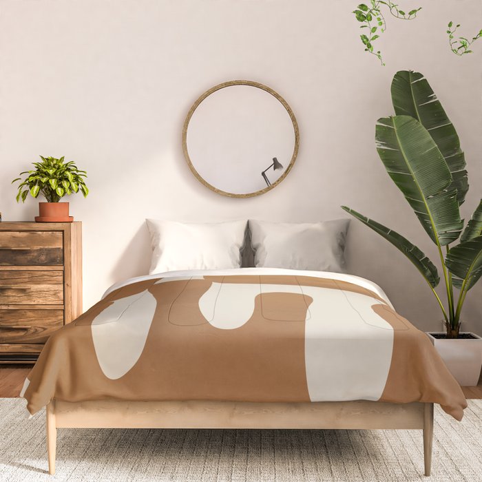 Modern Abstract Minimal Shapes 34 Comforter Gallery Image 3