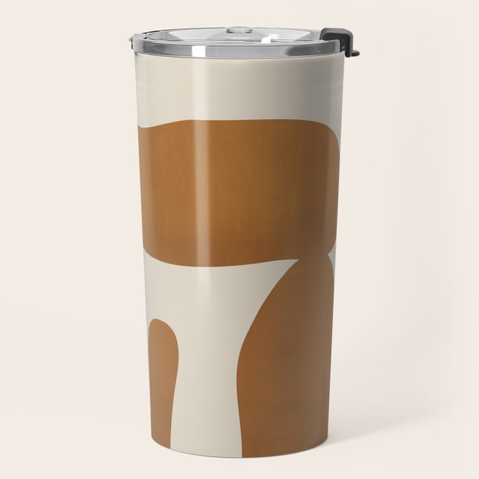 Modern Abstract Minimal Shapes 34 Travel Mug Gallery Image 2