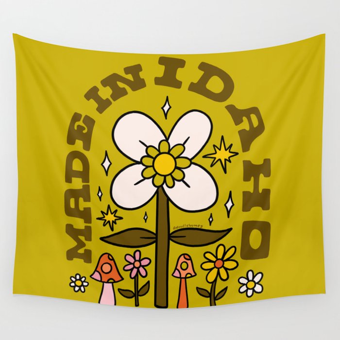 Made In Idaho Wall Tapestry Gallery Image 1