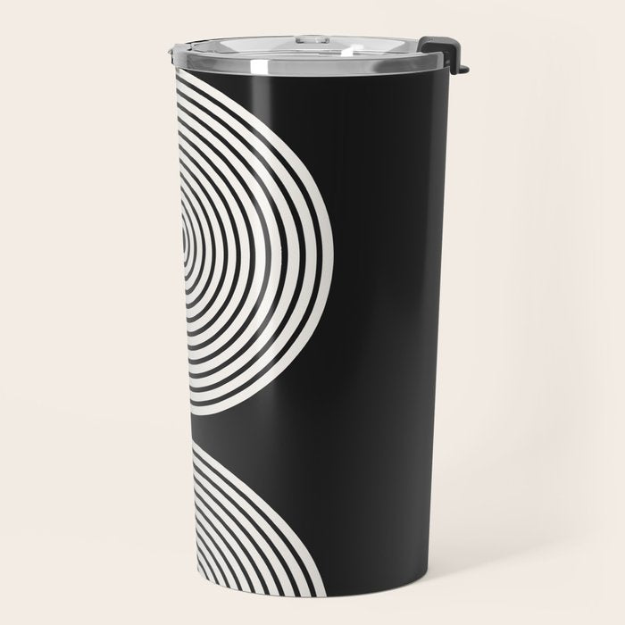 Candy Joyride: Black & White Edition Travel Mug Gallery Image 2