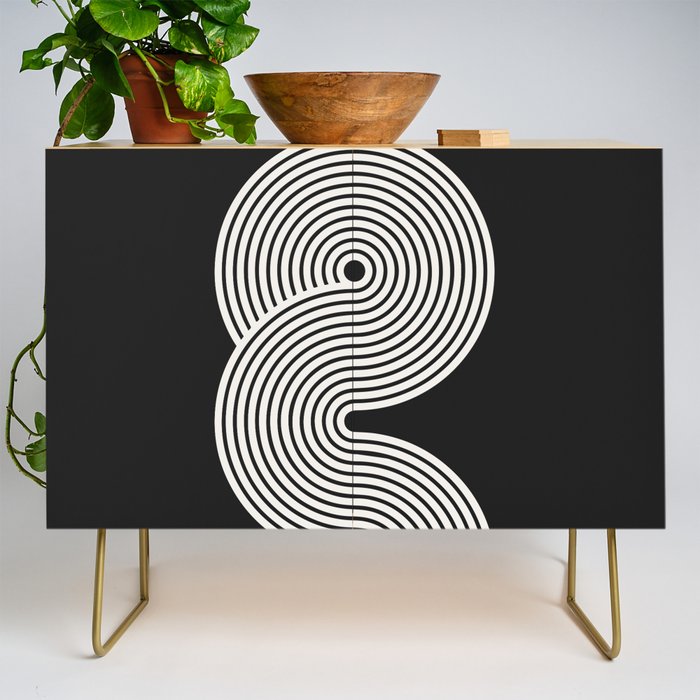 Candy Joyride: Black & White Edition Credenza Gallery Image 1