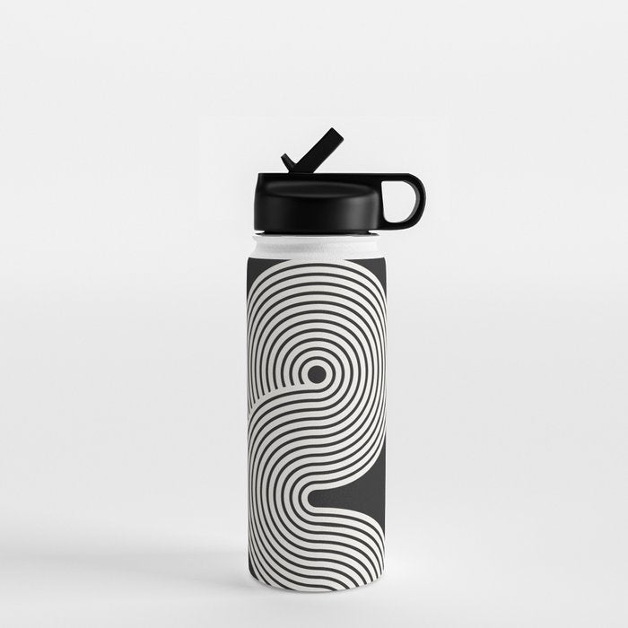 Candy Joyride: Black & White Edition Water Bottle Gallery Image 1