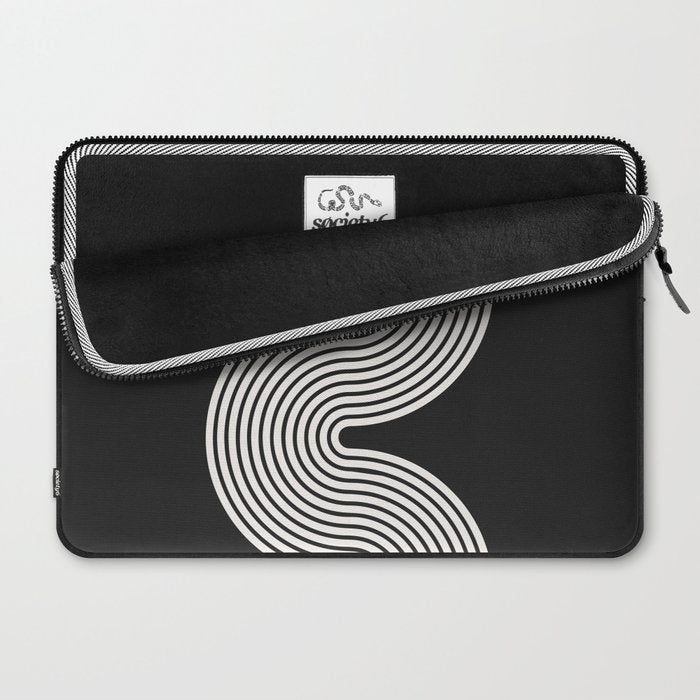 Candy Joyride: Black & White Edition Laptop Sleeve Gallery Image 2