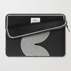 Candy Joyride: Black & White Edition Laptop Sleeve Gallery Image 2