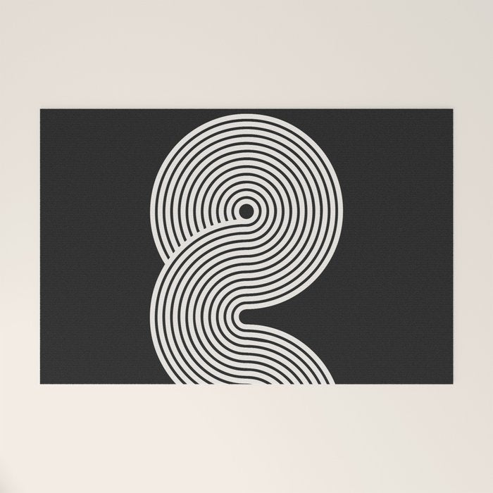 Candy Joyride: Black & White Edition Welcome Mat Gallery Image 1