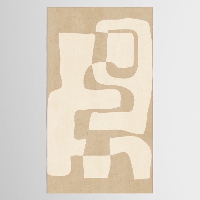 Abstract Art 55/beige Tablecloth Gallery Image 2