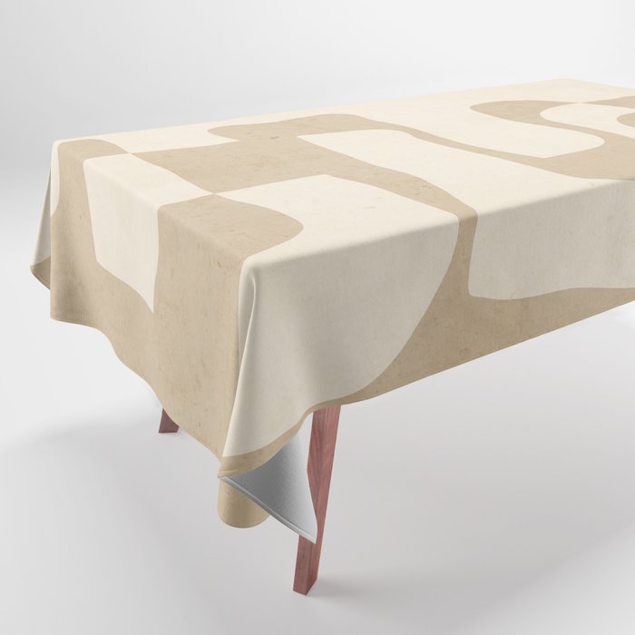Abstract Art 55/beige Tablecloth Gallery Image 1
