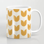 Spring Tulips V Orange Mid Century Flowers Coffee Mug Gallery Image 1