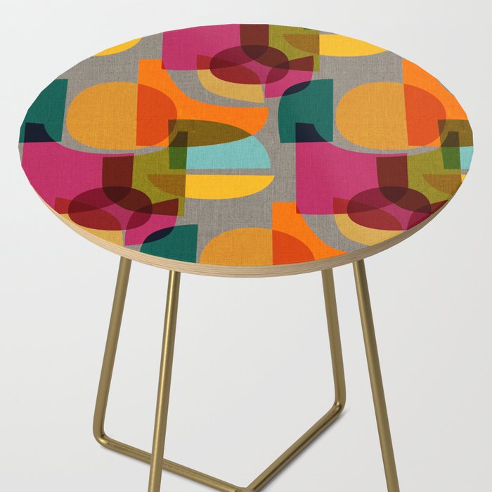 Mid Century Kaleidoscope Side Table Gallery Image 2