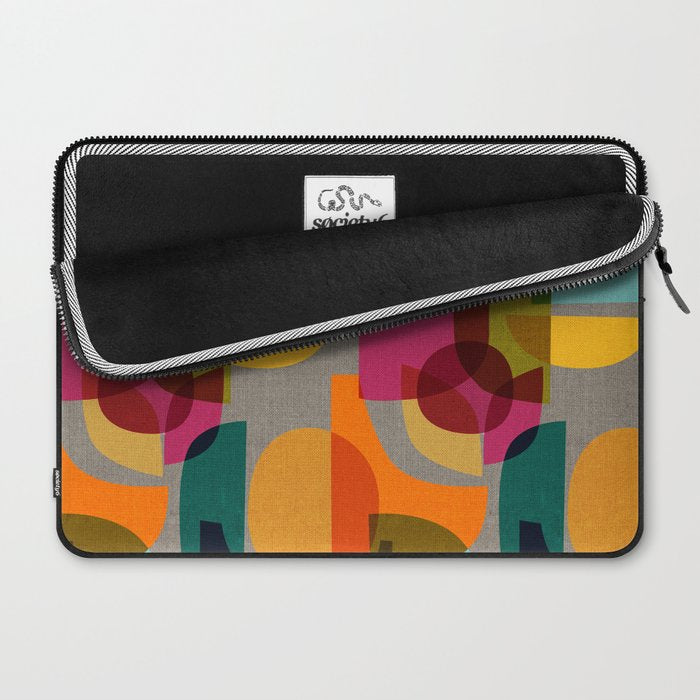 Mid Century Kaleidoscope Laptop Sleeve Gallery Image 2