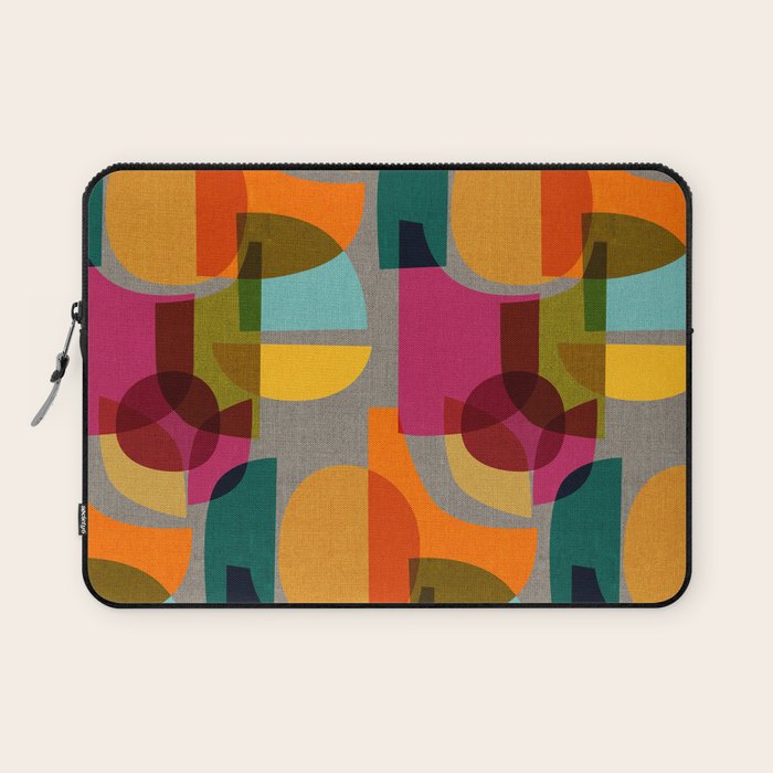 Mid Century Kaleidoscope Laptop Sleeve Gallery Image 1