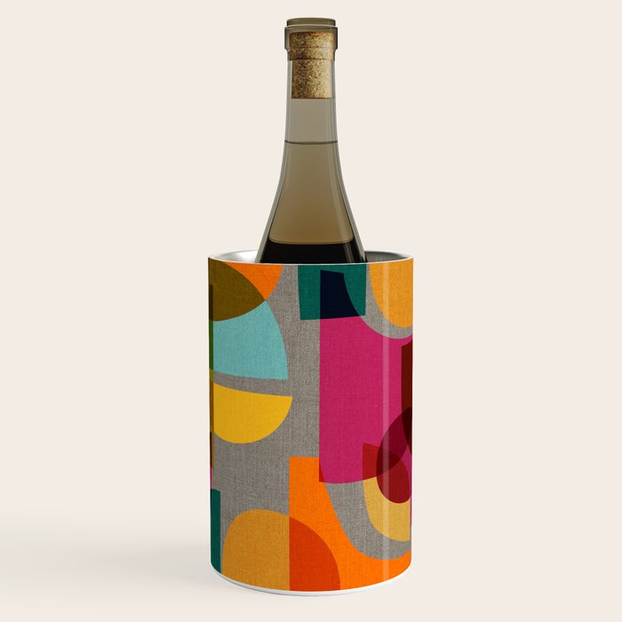 Mid Century Kaleidoscope Wine Chiller Gallery Image 1