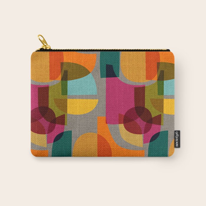 Mid Century Kaleidoscope Carry All Pouch Gallery Image 1