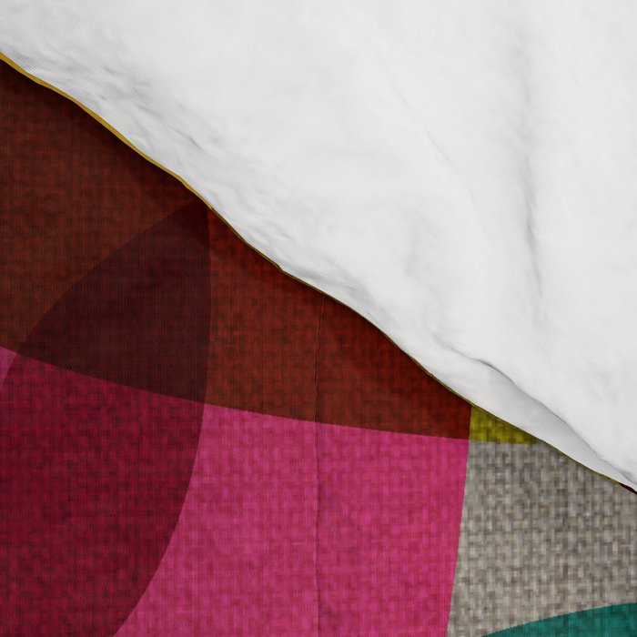 Mid Century Kaleidoscope Comforter Gallery Image 4