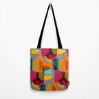 Mid Century Kaleidoscope Tote Bag Gallery Image 2