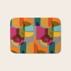 Mid Century Kaleidoscope Bath Mat Gallery Image 1