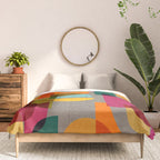 Mid Century Kaleidoscope Comforter Gallery Image 3