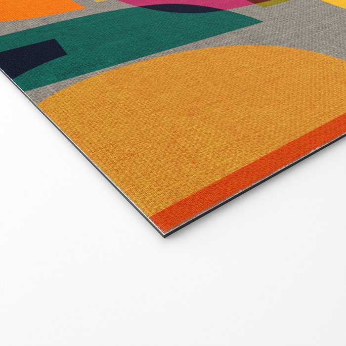 Mid Century Kaleidoscope Welcome Mat Gallery Image 2