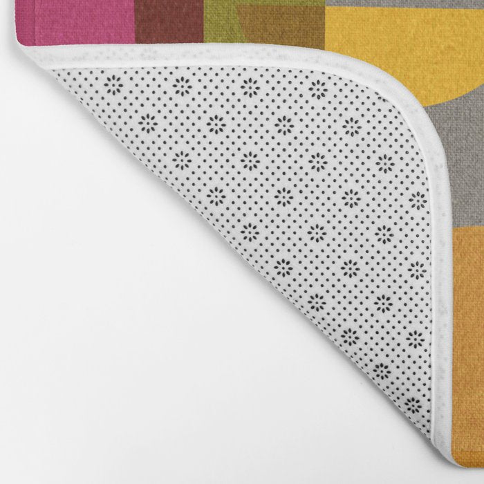 Mid Century Kaleidoscope Bath Mat Gallery Image 2