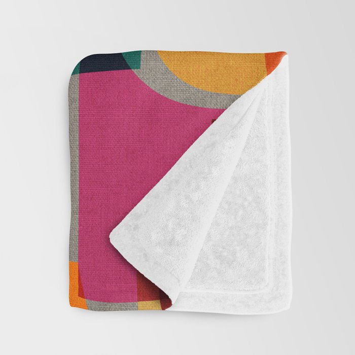 Mid Century Kaleidoscope Throw Blanket Gallery Image 3