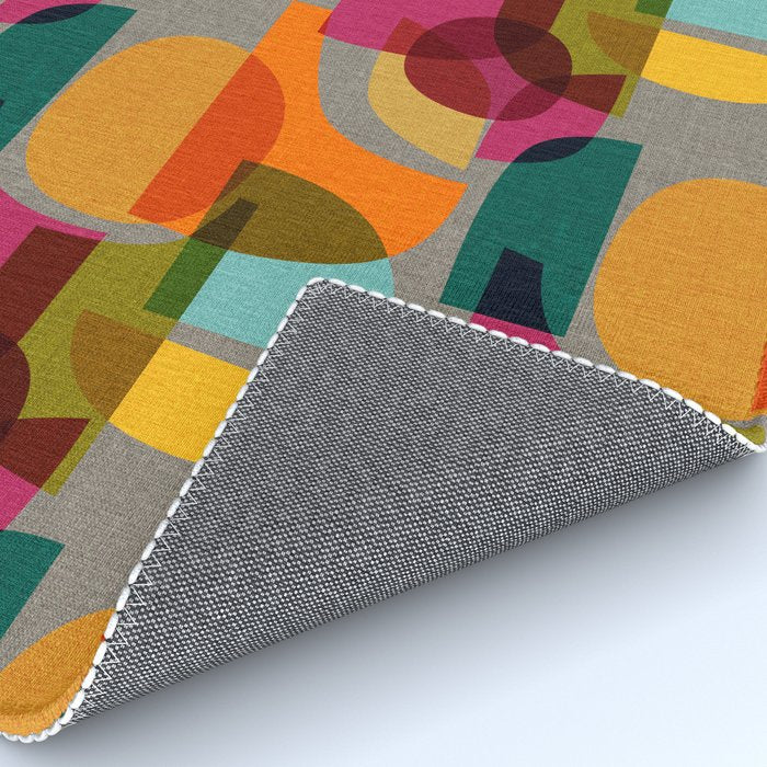 Mid Century Kaleidoscope Rug Gallery Image 4