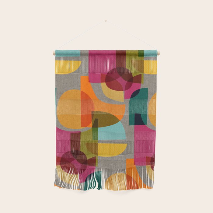 Mid Century Kaleidoscope Wall Hanging Gallery Image 1