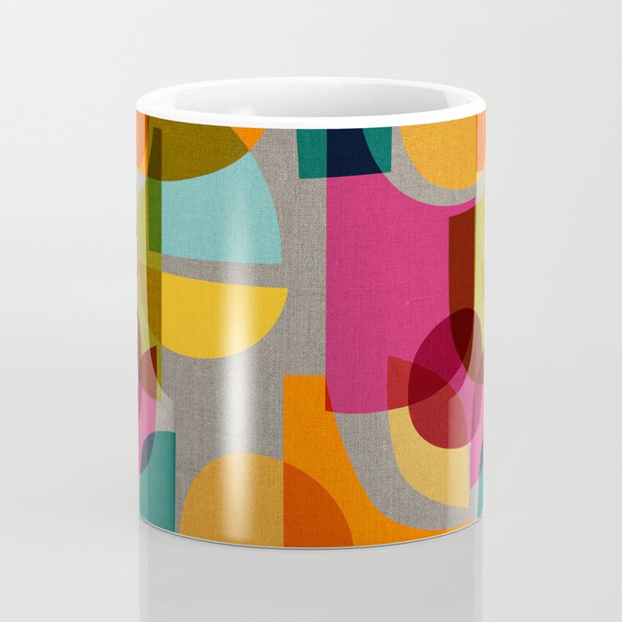 Mid Century Kaleidoscope Coffee Mug Gallery Image 4