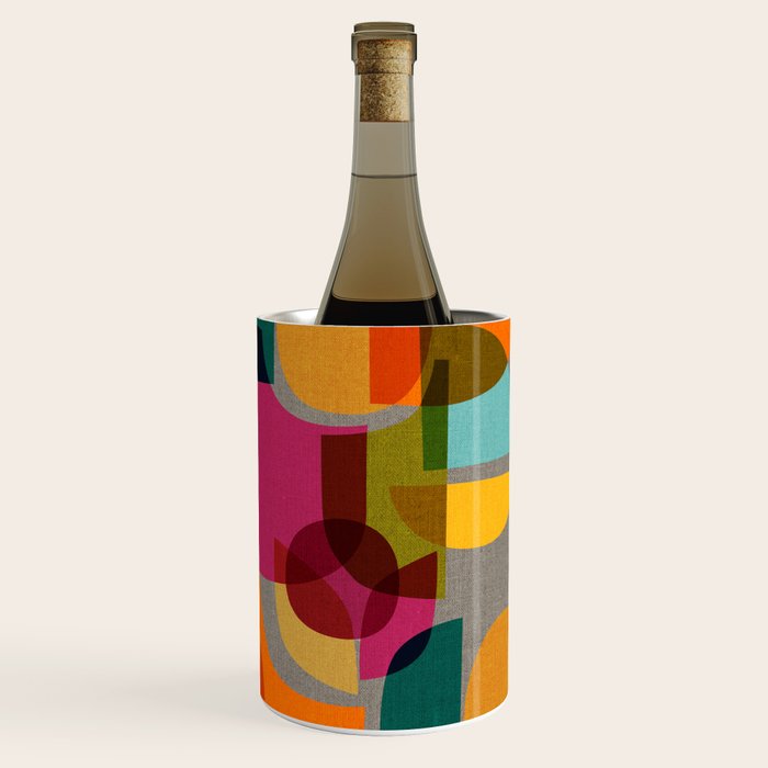 Mid Century Kaleidoscope Wine Chiller Gallery Image 3