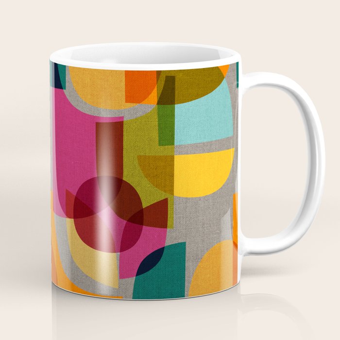 Mid Century Kaleidoscope Coffee Mug Gallery Image 1