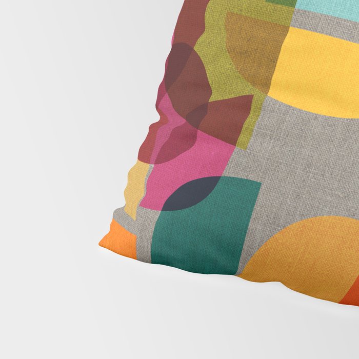 Mid Century Kaleidoscope Pillow Sham Gallery Image 4