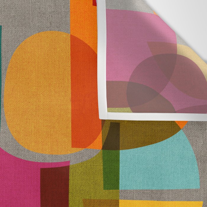 Mid Century Kaleidoscope Wall Tapestry Gallery Image 3