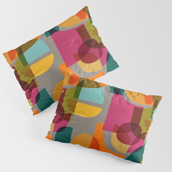 Mid Century Kaleidoscope Pillow Sham Gallery Image 3
