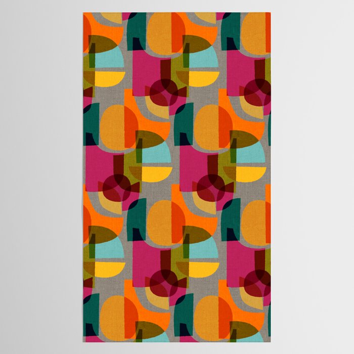 Mid Century Kaleidoscope Tablecloth Gallery Image 2