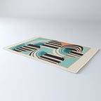 Retro Geometric Shapes 1 Rug Gallery Image 3