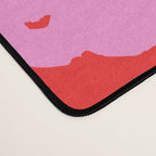 Willoughby Cottage Bold Preppy Pink and Red Traditional Contemporary Pattern Desk Mat Gallery Image 4