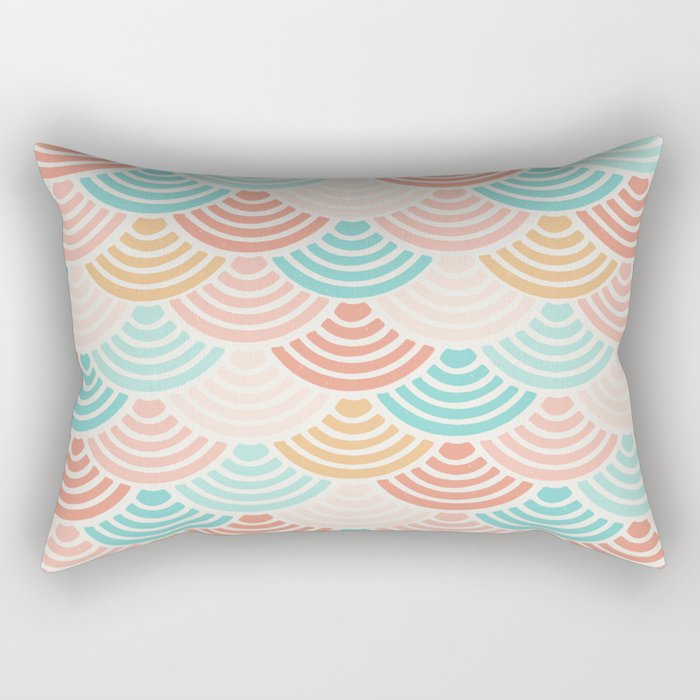 Summer Scallops Rectangular Pillow Gallery Image 2