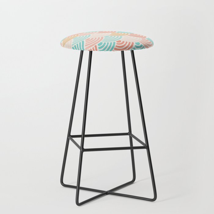 Summer Scallops Stool Gallery Image 1