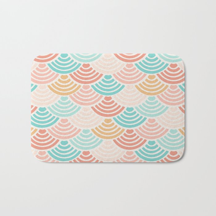 Summer Scallops Bath Mat Gallery Image 1