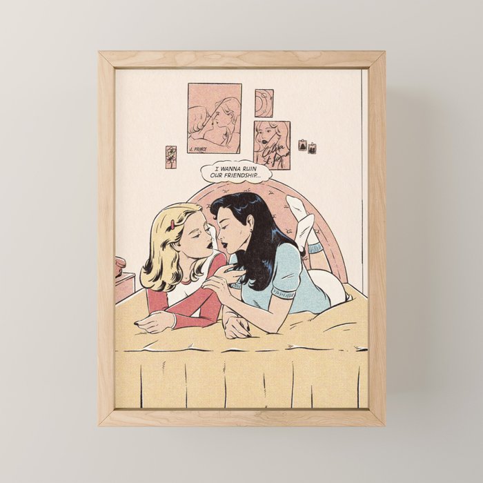 ruin our friendship Mini Art Print Gallery Image 1