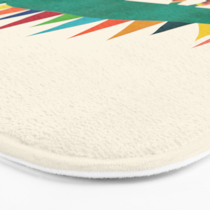 Crocodile on Roller Skates Bath Mat Gallery Image 3