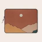 minimal mountain lake side  Laptop Sleeve Gallery Image 1