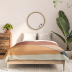 minimal mountain lake side  Comforter Gallery Image 3