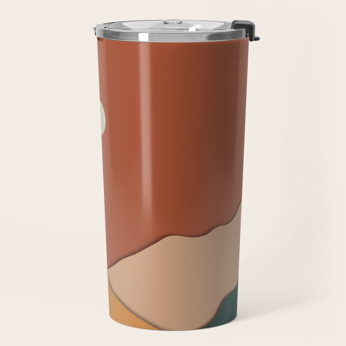 minimal mountain lake side  Travel Mug Gallery Image 2